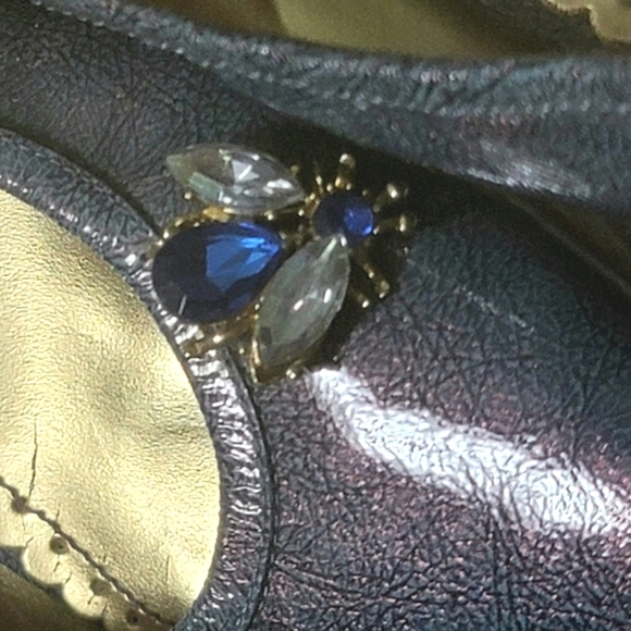 Hale Bob Women's Pointy-Toe Embellished Kitten Heel Pumps Size 8.5 M - Picture 8 of 9